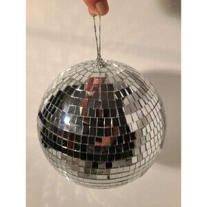 6” Disco Light Mirror Ball New
